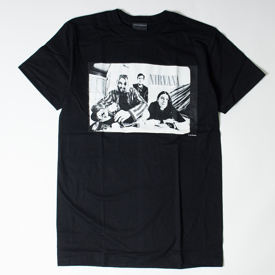 ロックTシャツ Nirvana ニルヴァーナ フォト wft-0238
