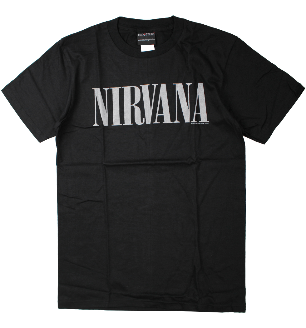 ロックTシャツ Nirvana ニルヴァーナ シンプルロゴ wft-0252