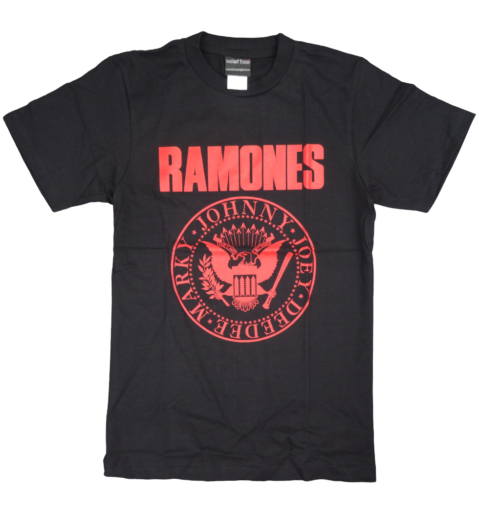 ロックTシャツ Ramones ラモーンズ 赤ロゴ wft-0310
