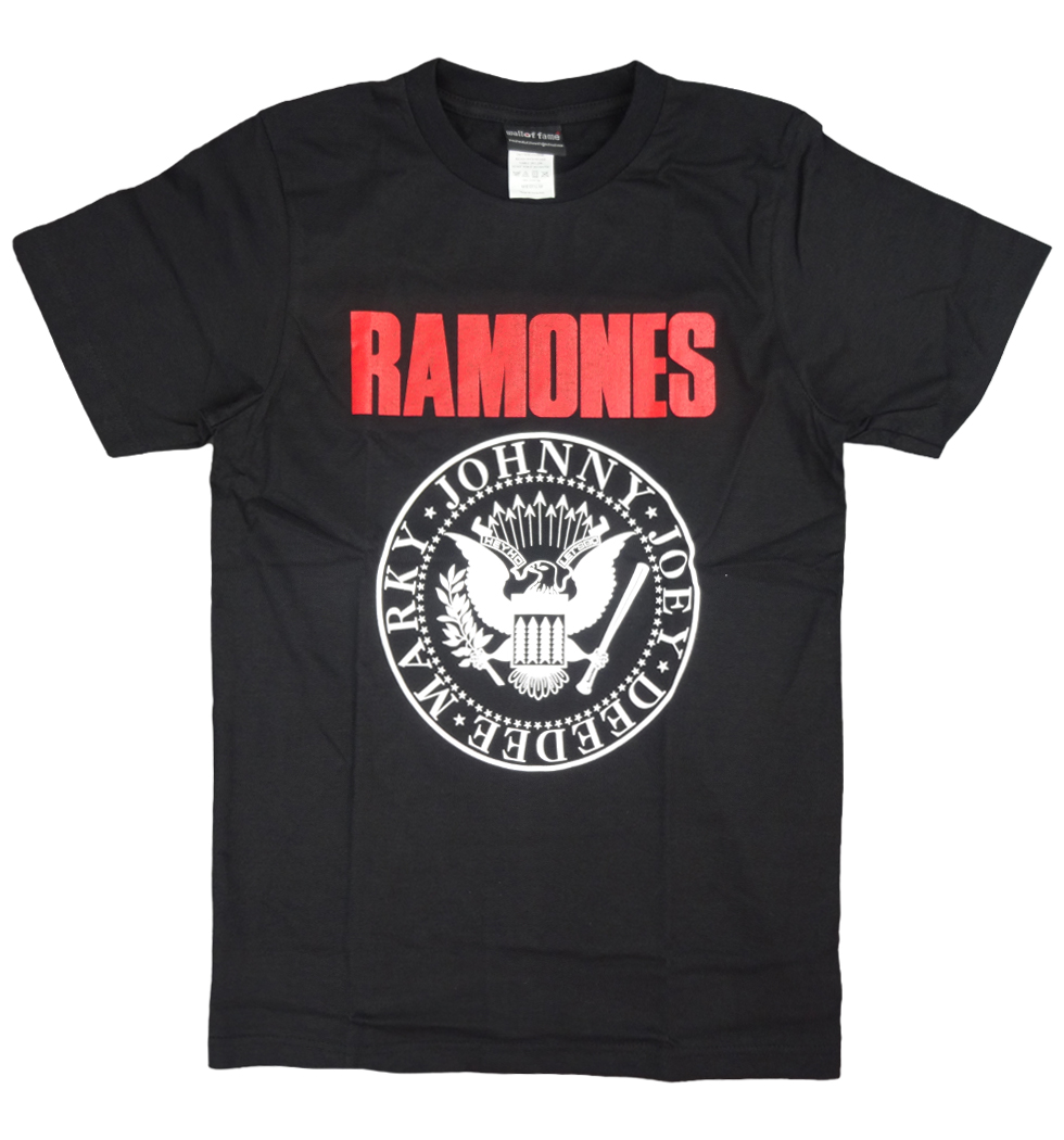 ロックTシャツ Ramones ラモーンズ 赤ロゴ wft-0311