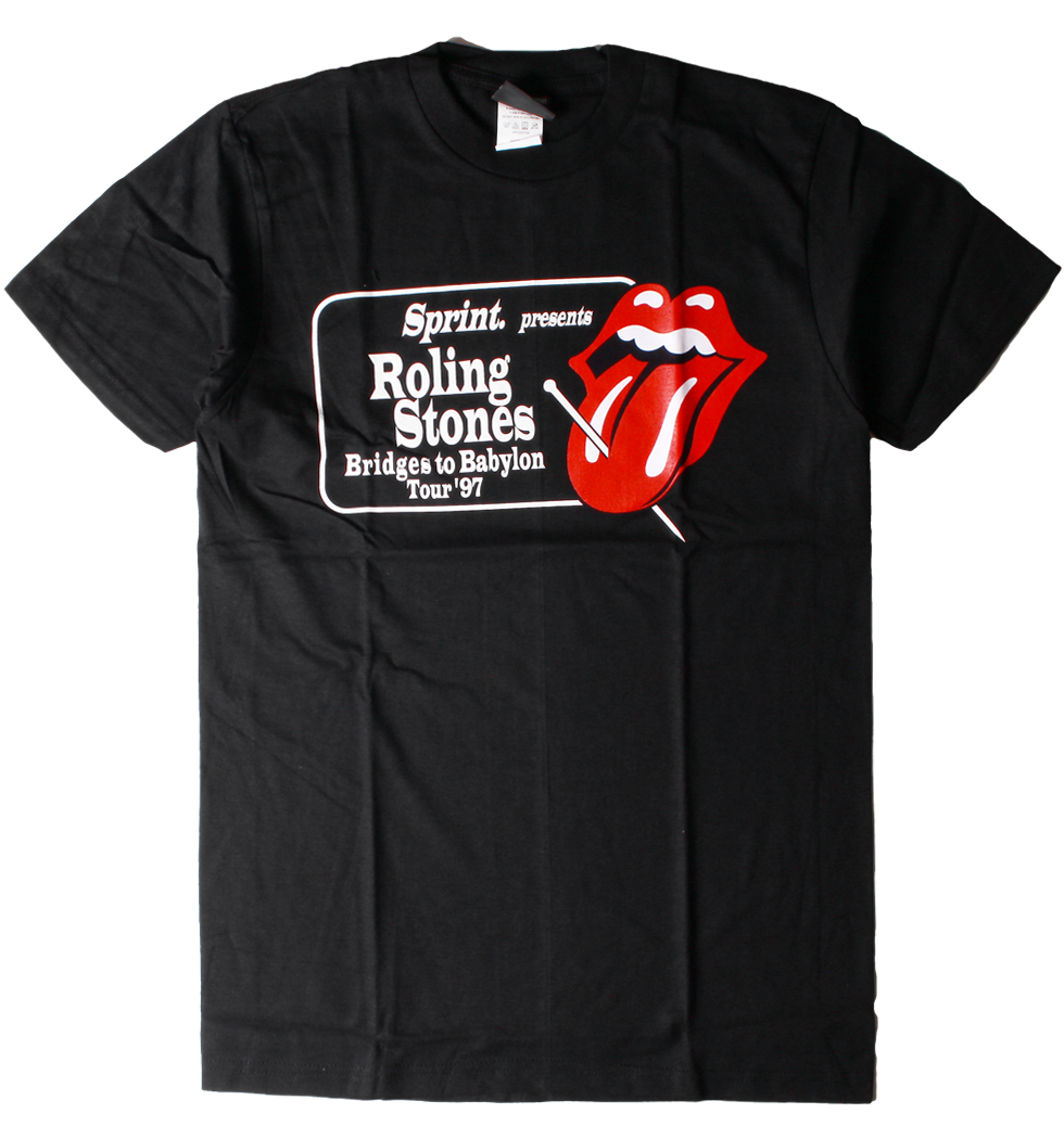 ロックTシャツ The Rolling Stones ローリングストーンズ Lips & Tongue 舌釘唇 wft-0357