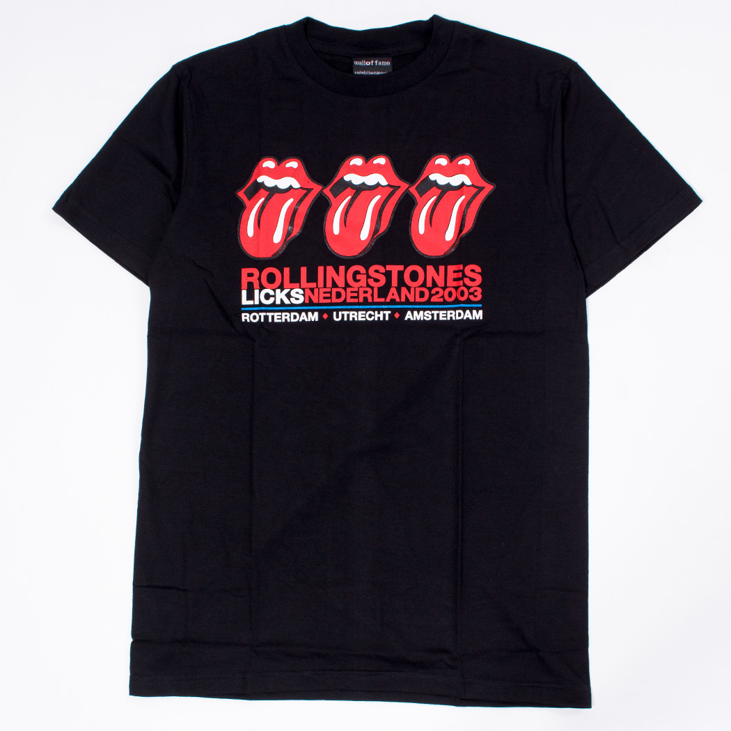 ロックTシャツ The Rolling Stones ローリングストーンズ Lips & Tongue 三連唇 wft-0358