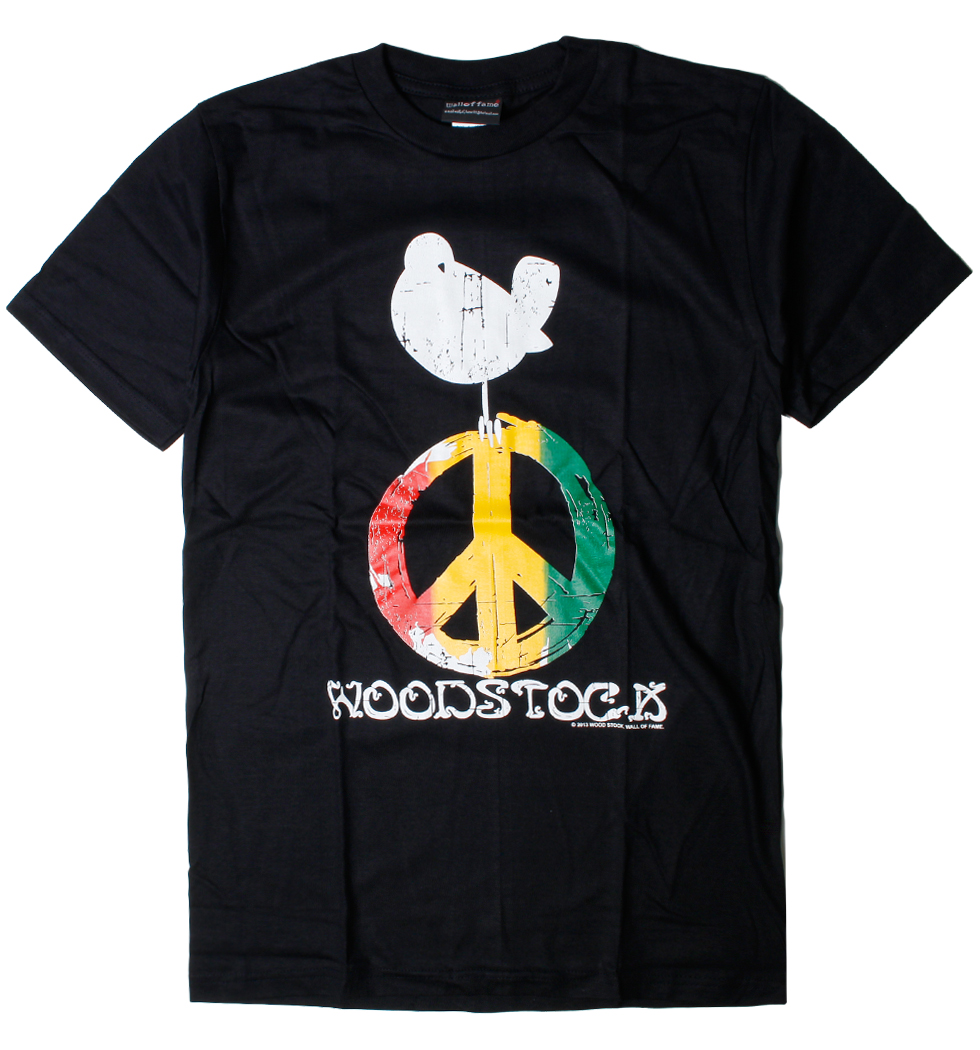 ロックTシャツ Woodstock ウッドストック ピースロゴ wft-0468