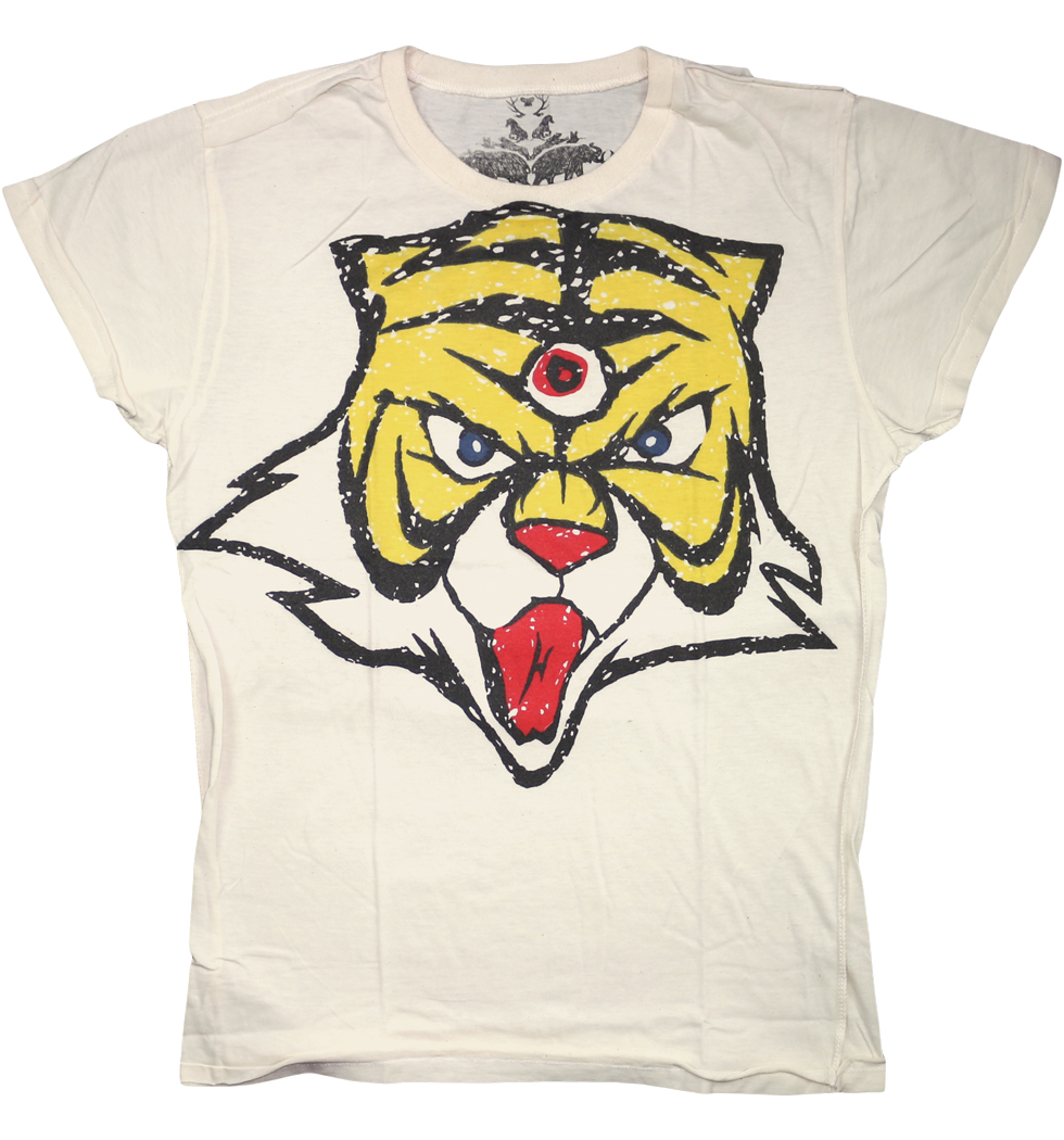 裏生地デザイン プリントTシャツ Tiger Mask タイガーマスク メンズ/レディース/半袖/おもしろ/おしゃれ wrk-0014