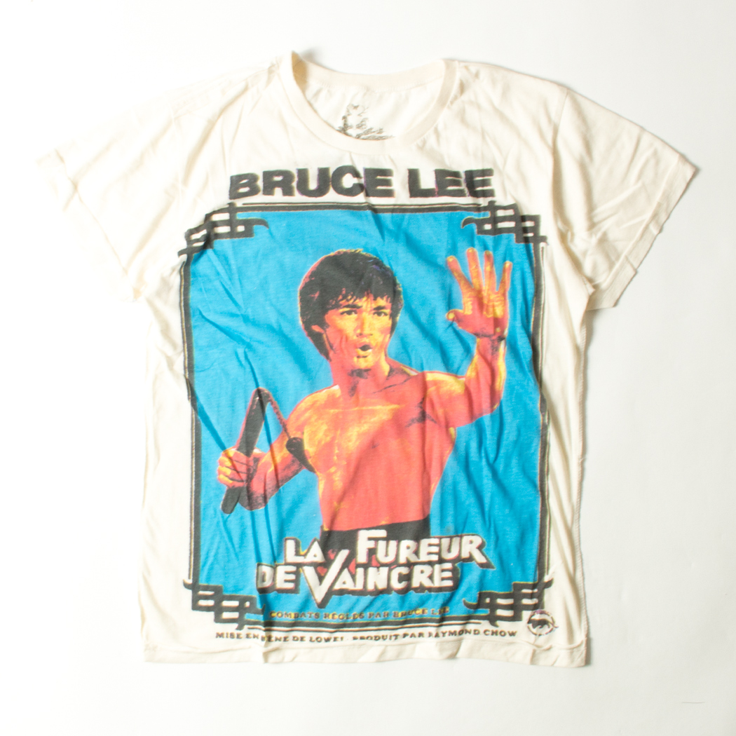 裏生地デザイン プリントtシャツ Bruce Lee ブルース リー La Fureur De Vaincre ドラゴン怒りの鉄拳 Wrk 0036 アパレルの卸 仕入れならbkkアリババ
