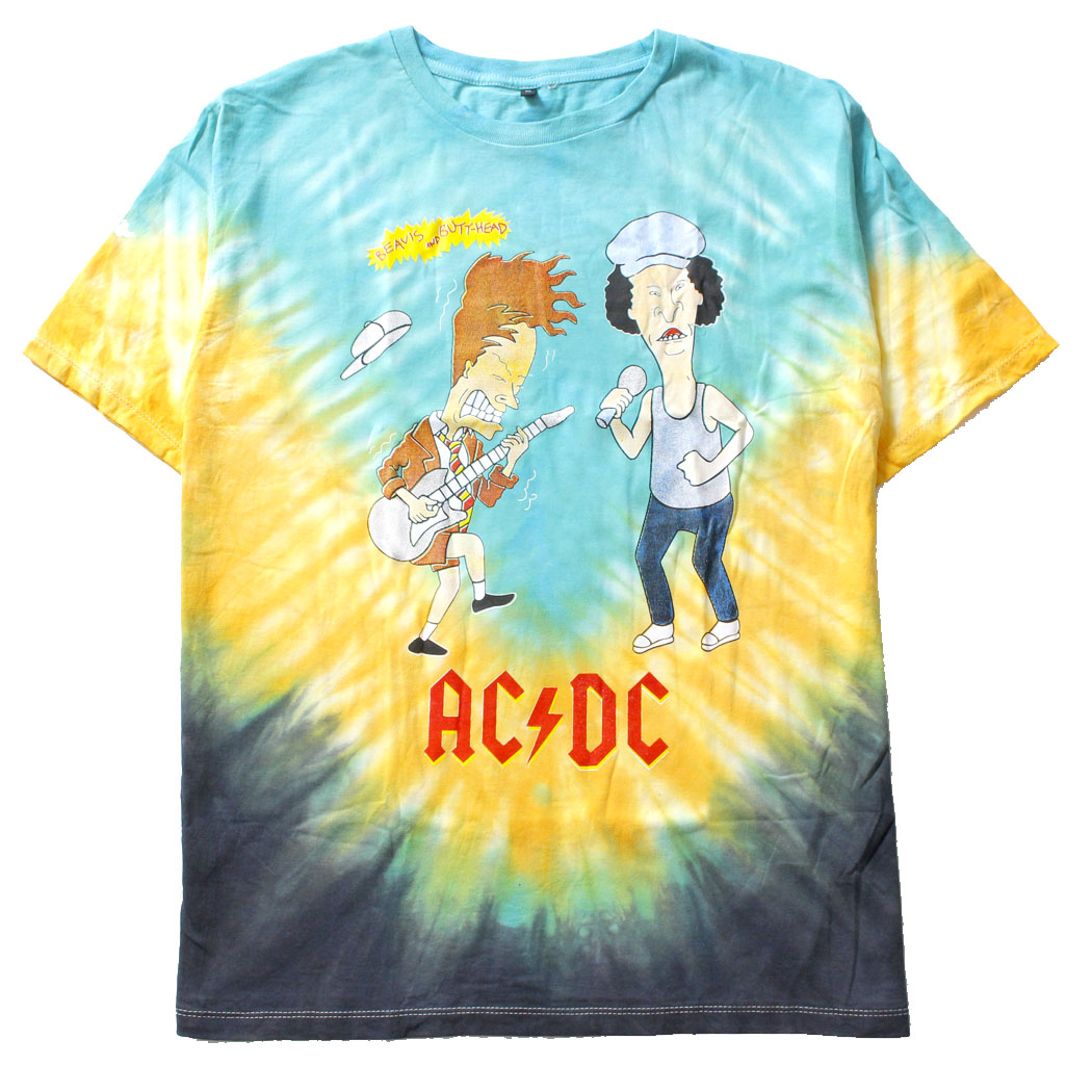 タイダイ Tシャツ AC/DC エーシー・ディーシー mf3-0007