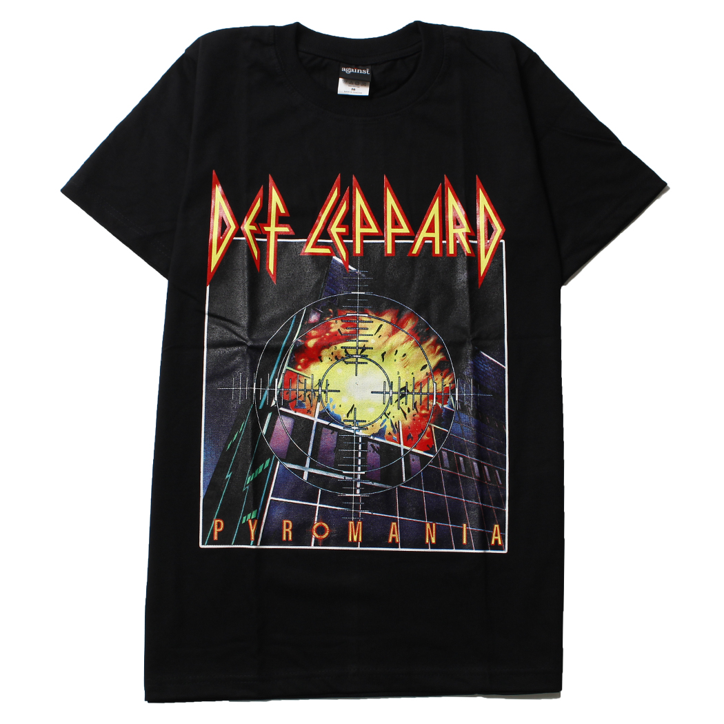 ロックTシャツ Def Leppard デフレパード Pyromania パイロマニア バックプリント ag3-0027 |  アパレルの卸・仕入れならBKKアリババ