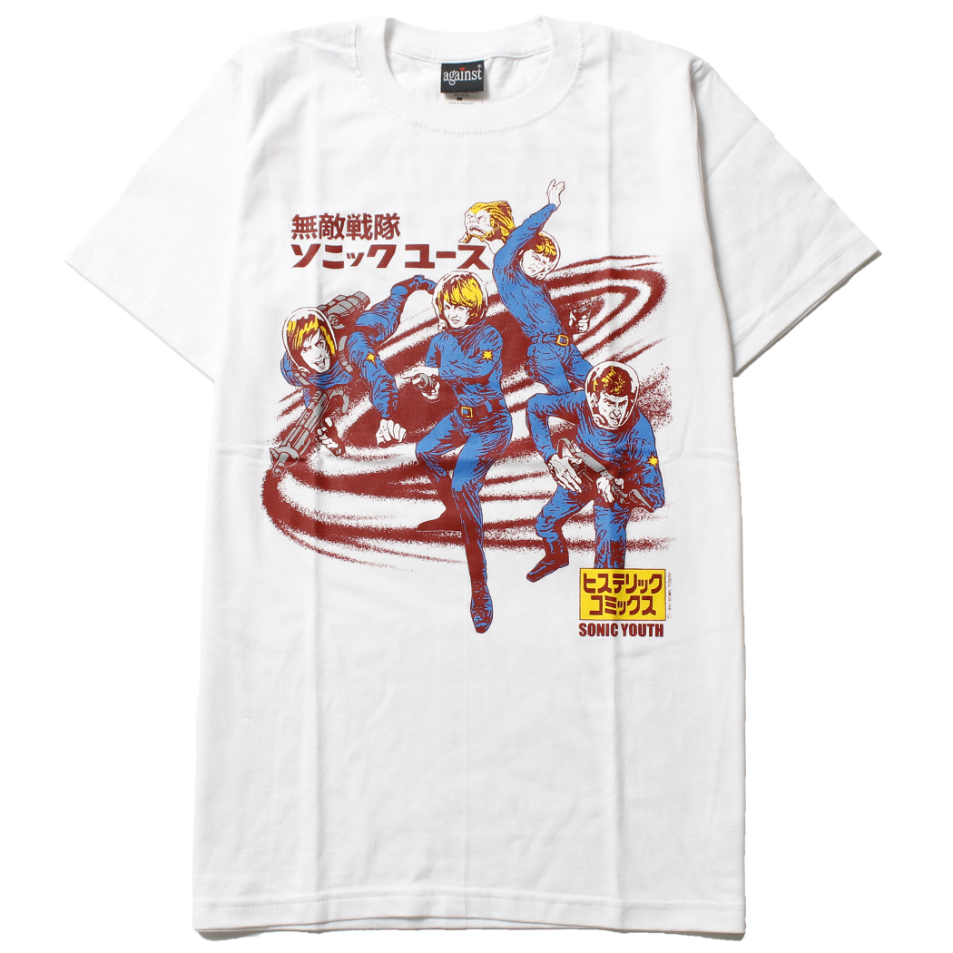 ロックTシャツ SONIC YOUTH ソニック・ユース HYSTERIC COMICS ヒステリック・コミックス バックプリント ag3-0031