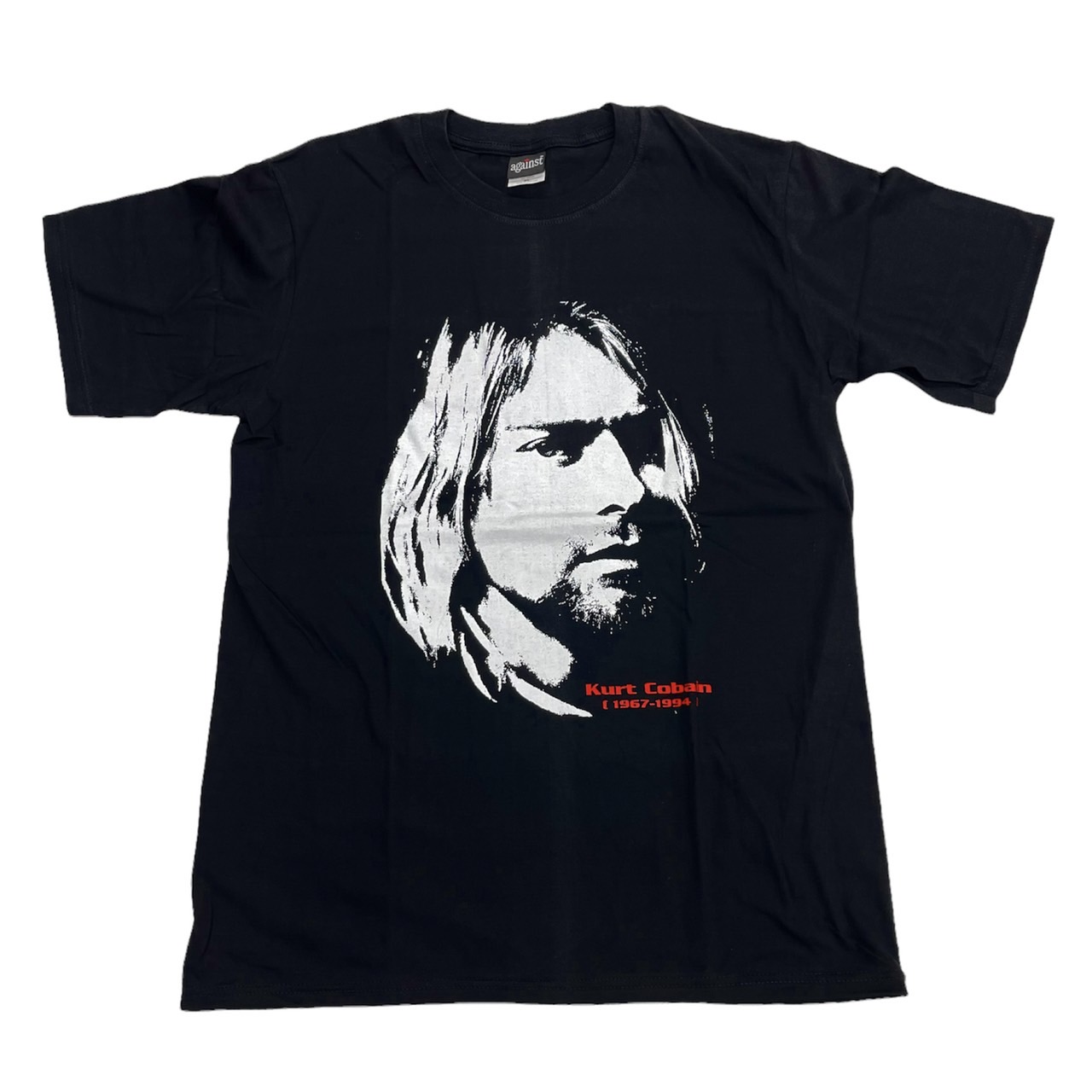 ロックTシャツ Kurt Cobain カート・コバーン バックプリント ag3-0043